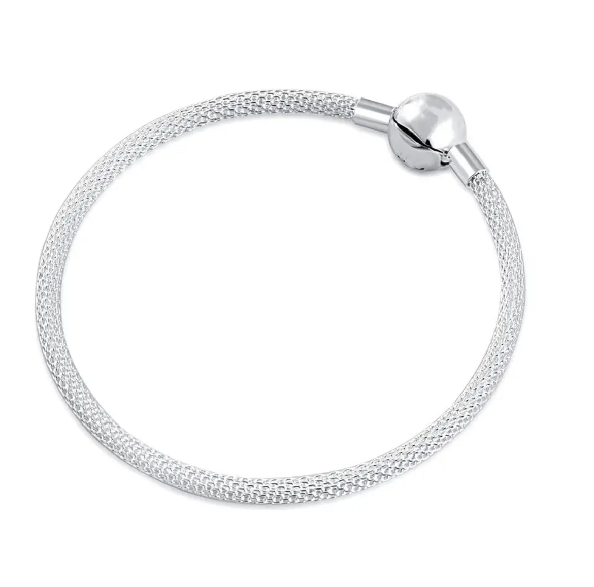Pulsera revestida en malla