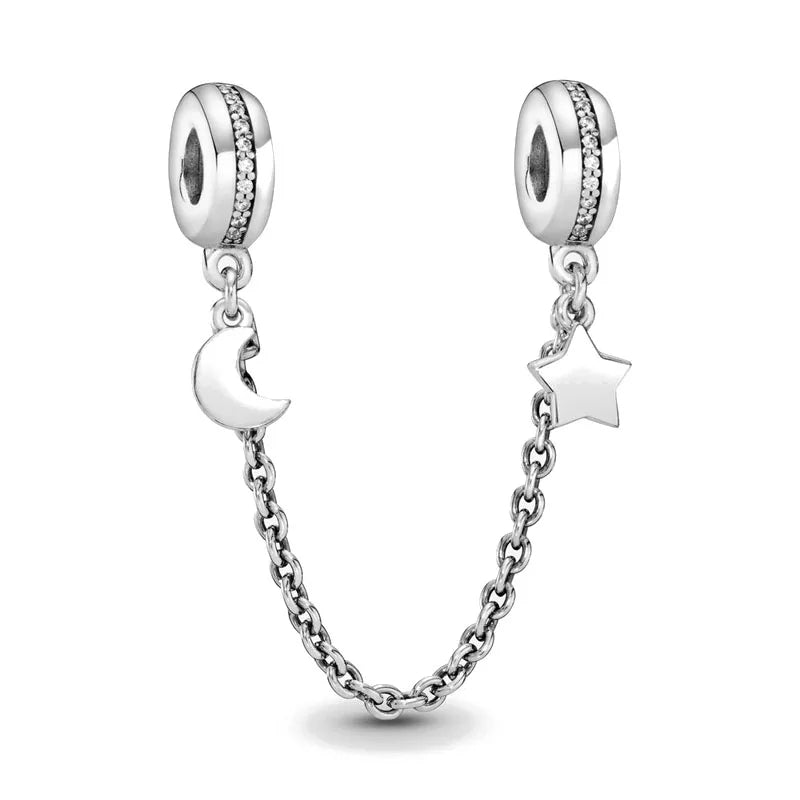 Cadena Seg Luna y estrella