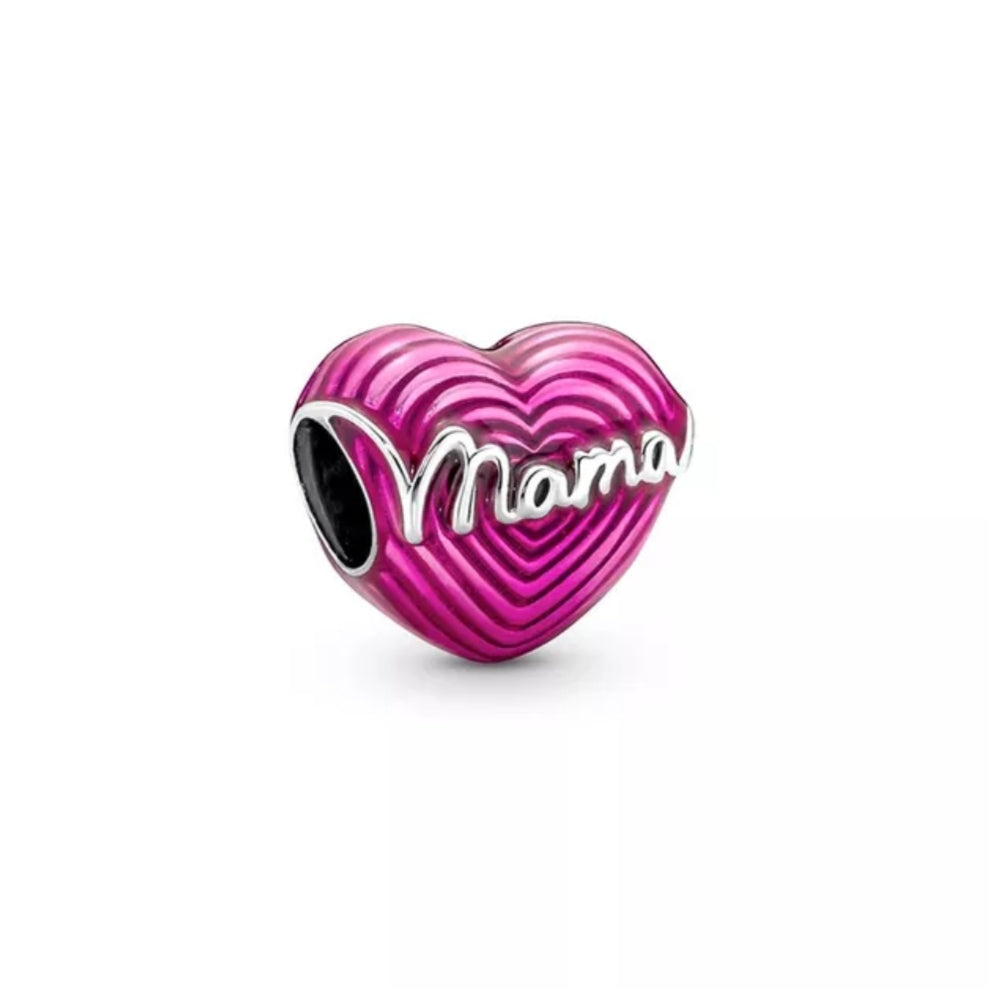 Corazón Rosa Mamá