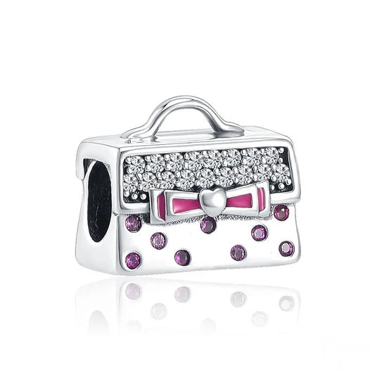 Cartera Moño y lunares Rosa