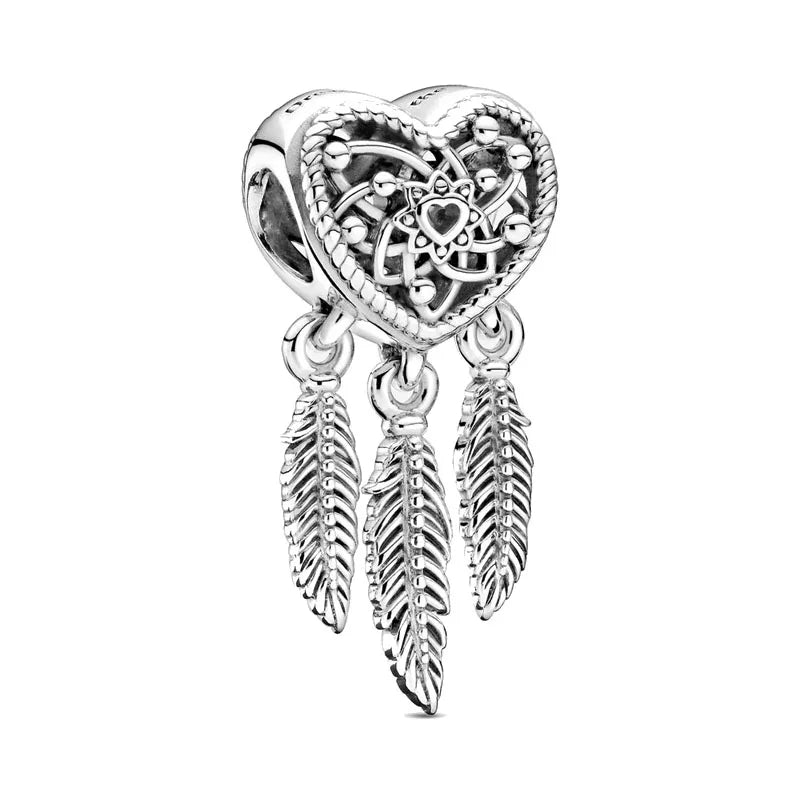 Atrapasueños Corazón de Plumas