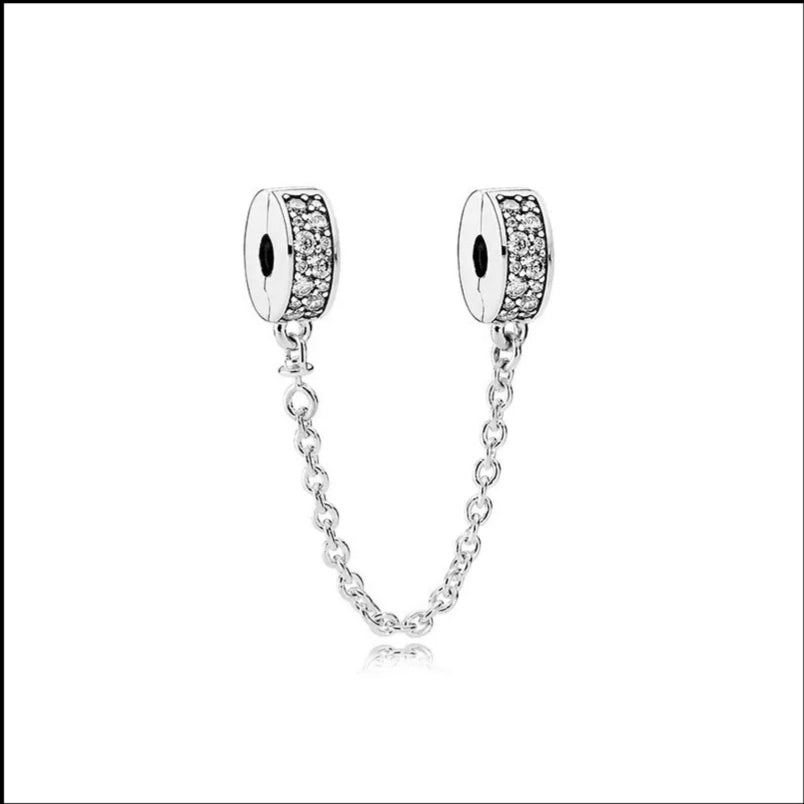Cadena clip cristal