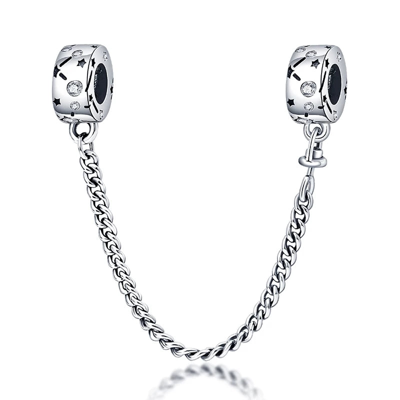 Cadena Seg Estrellas cristal