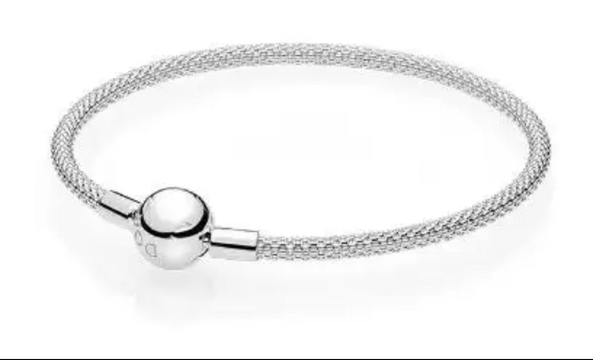Pulsera revestida en malla