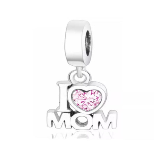 I LOVE MOM colgante