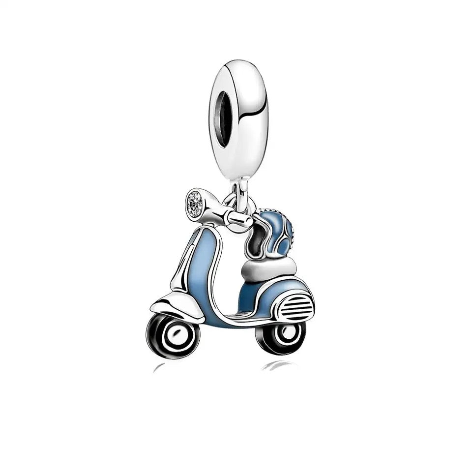 Motoneta Vespa Azul