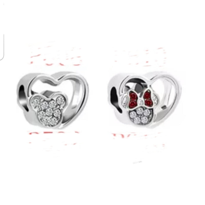 Corazón Mickey cristal