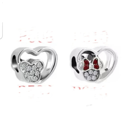 Corazón Mickey cristal