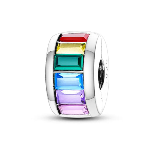 Clip multicolor cristal