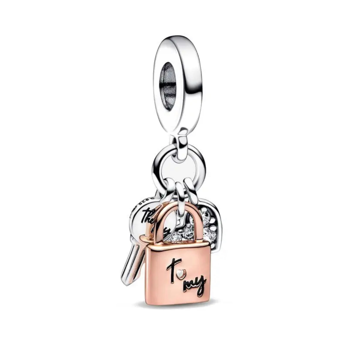 Candado rose c/ llave
