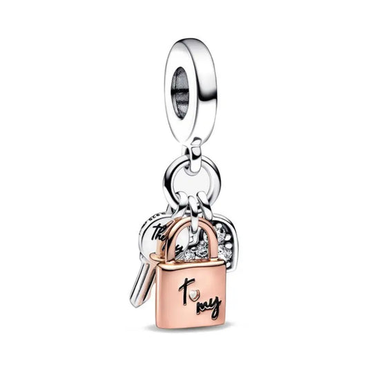 Candado rose c/ llave